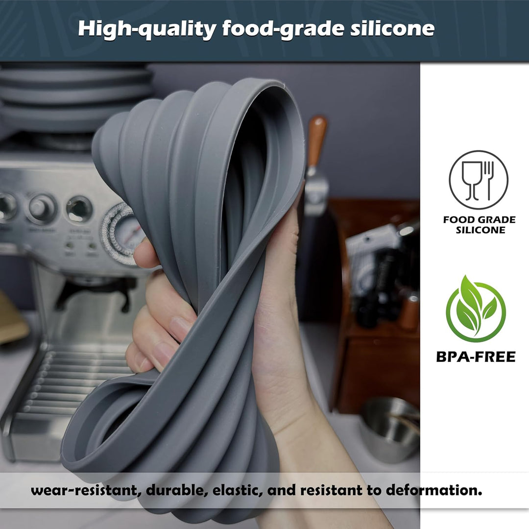 NEOUZA Espresso Silikon Einzeldosis Trichter kompatibel für Breville Sage Barista Express, Blasebalg
