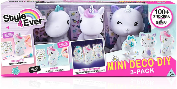 Canal Toys - Style 4 Ever - Mini Deco DIY 3er Pack - Ofg 245, bunt