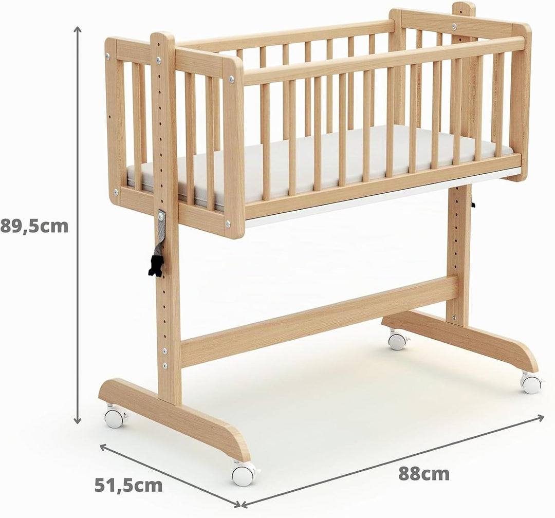 AT4 - Beistellbett ESSENTIEL Lackierte Buche Taille unique Lackierte Buche, Taille unique Lackierte