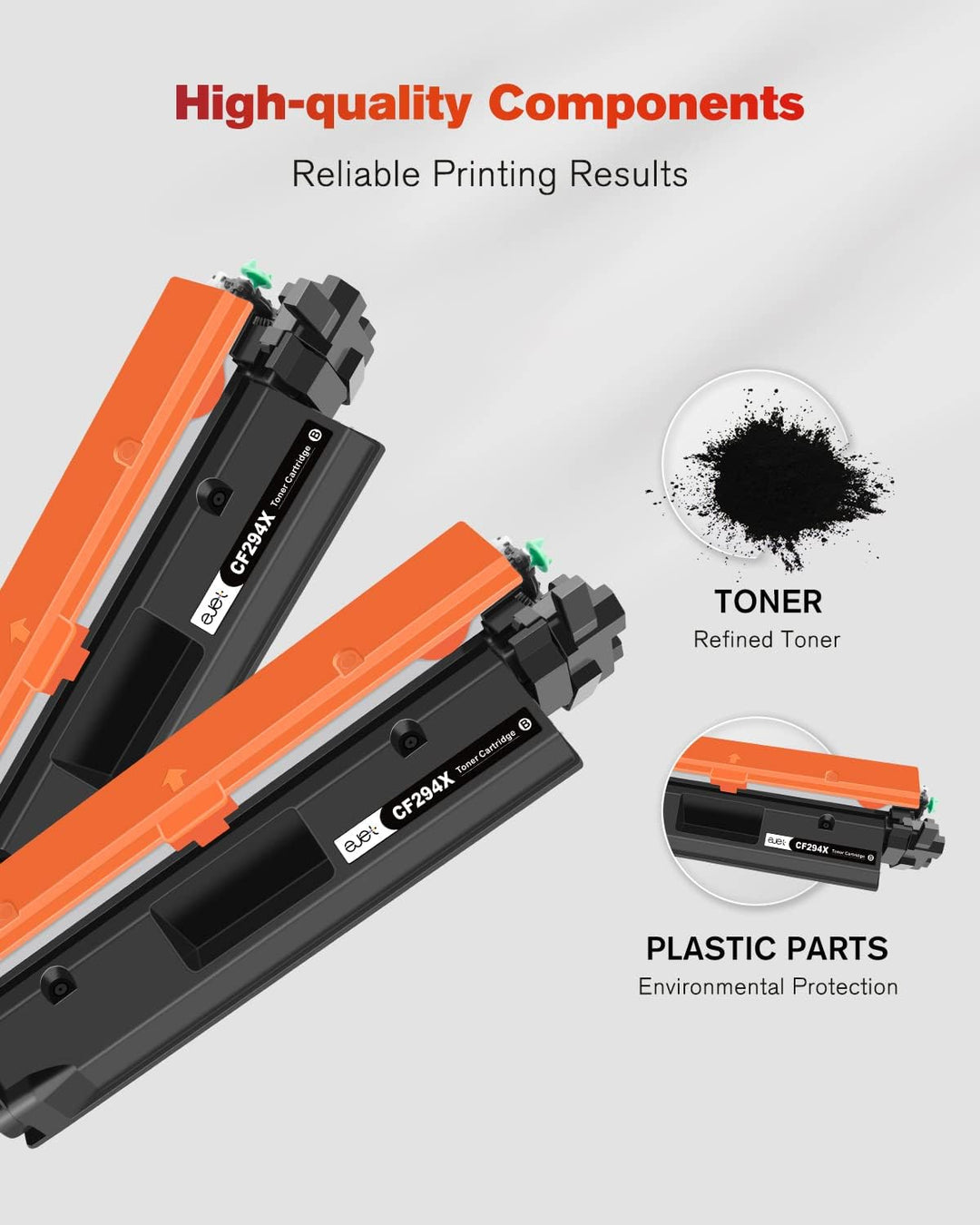 ejet CF294X Toner Kompatibel für HP 94A 94X CF294A für Laserjet Pro MFP M148dw M148fdw M148 für Lase