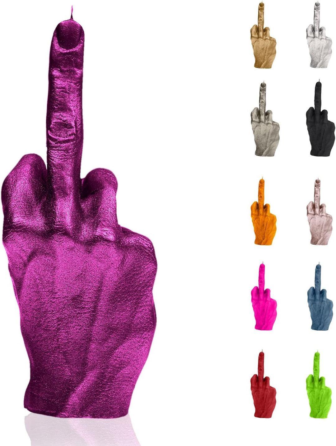 Candellana Mittelfinger Kerze - Mittelfinger Figur - Coole Deko - Gothic Deko - Grunge Deko Kerze -