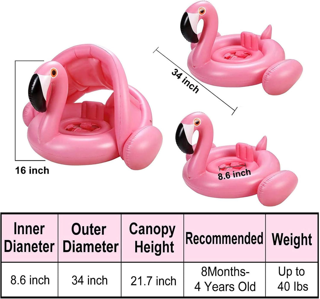 Schwimmring Flamingo,Flamingo Aufblasbarer Schwimmring,Baby Schwimmring Aufblasbarer,Baby schwimmrin