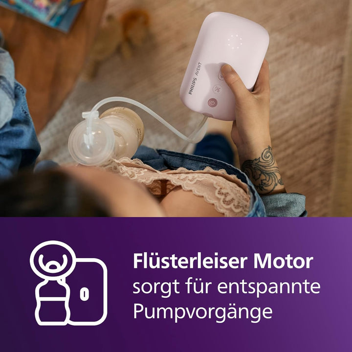 Philips Avent Elektrische Einzelmilchpumpe, mit Natural-Motion Technologie, BPA-frei (Modell SCF395/