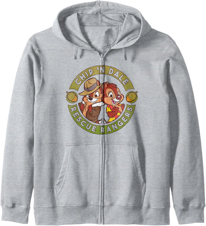Disney Chip 'N Dale Rescue Rangers Logo Kapuzenjacke