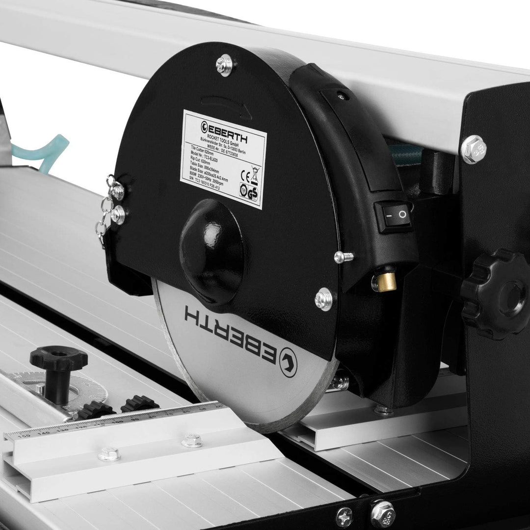 EBERTH Fliesenschneidmaschine Nass, Elektrisch 800 Watt Leistung, 620mm Schnittlänge, Nassschneider