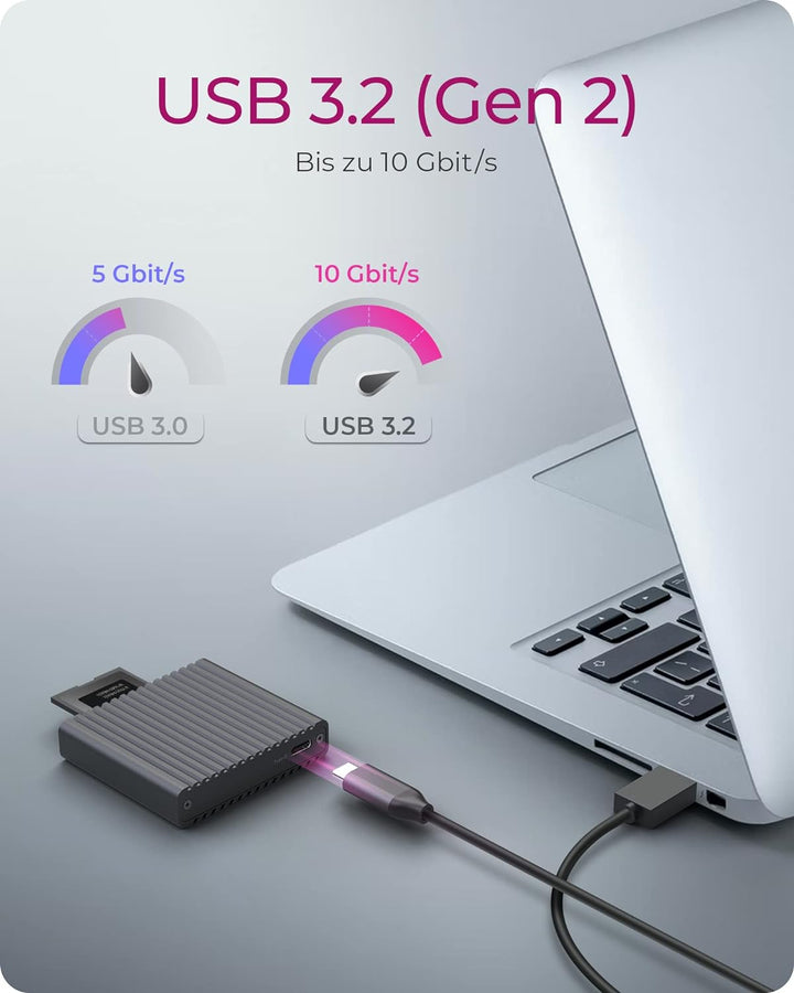 ICY BOX CFexpress Kartenleser Typ-B mit USB 3.2 (Gen 2), 10 Gbit/s, Lesegerät, USB-C & USB-A, Alumin