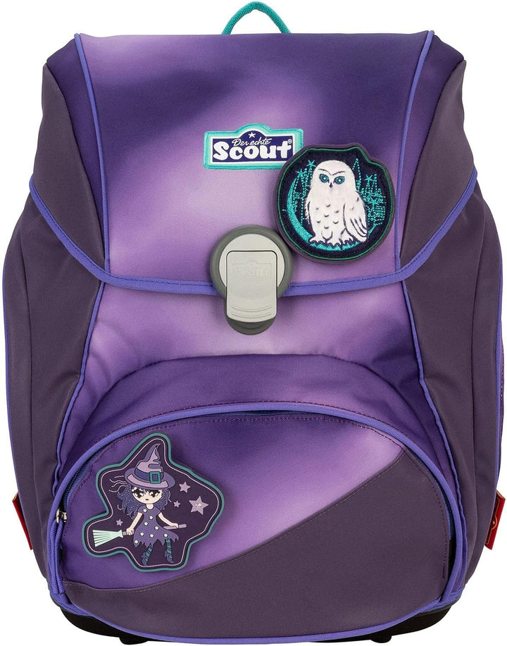 Scout Alpha Schulranzen-Set 4-tlg. Exklusiv Superflash Purple Magic 2023
