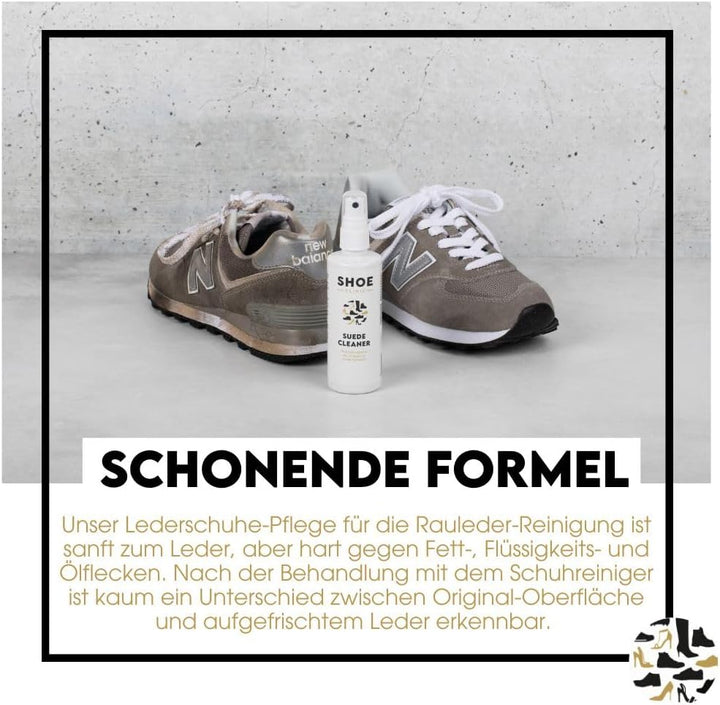 Shoe Clinic Suede & Nubuck Care | Cleaning Spray, Waterproof Protector Spray & Suede Brush Cleaner K
