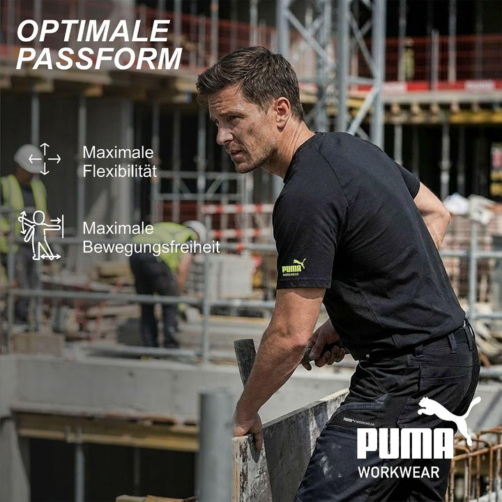 PUMA Workwear Herren Shirt aus 100% Baumwolle - Strapazierfähiges und atmungsaktives Gewebe - Bequem