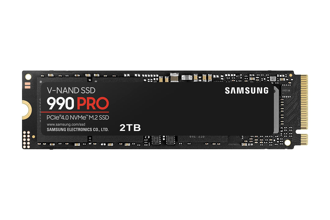 Samsung 990 PRO NVMe M.2 SSD, 2 TB, PCIe 4.0, 7.450 MB/s Lesen, 6.900 MB/s Schreiben, Interne SSD, I