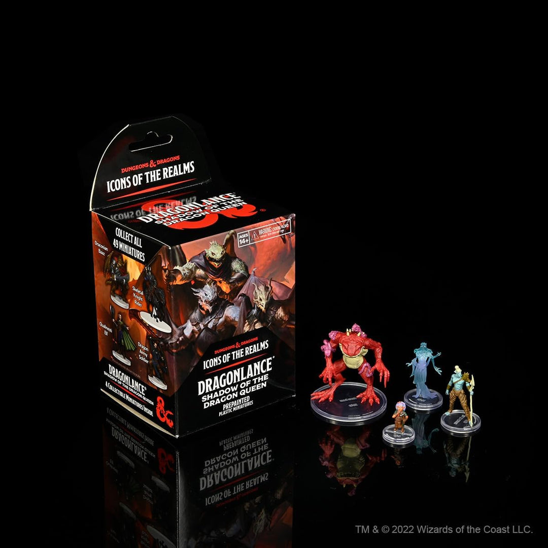 Wizkids D&D Icons of The Realms Dragonlance Shadow of The Dragon Queen Booster Brick Miniatur