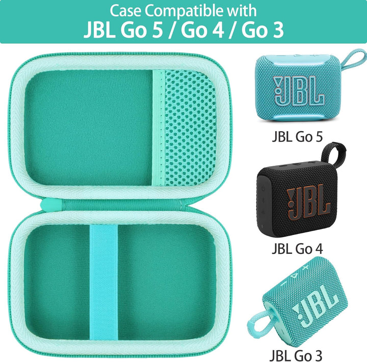 co2CREA Hart Reise Schutz Hülle Etui Tasche für JBL GO 5 /GO 4 /GO 3 tragbarer Bluetooth Lautspreche