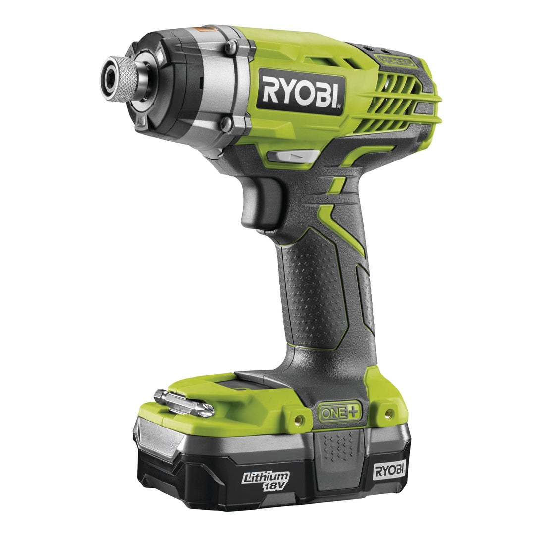 RYOBI 18 V ONE+ Akku-Schlagschrauber R18ID3-0 (Drehmoment 220Nm, Leerlaufdrehzahl 0-3200 min⁻¹, Schl