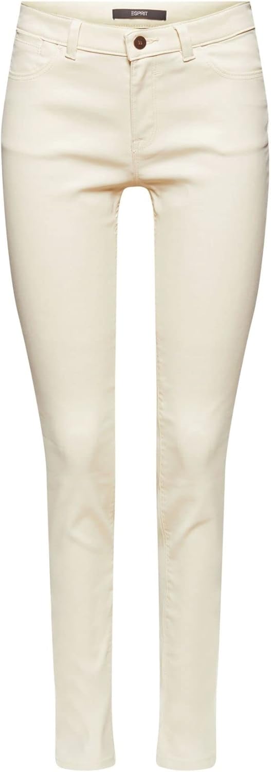 ESPRIT Damen Hose 32W / 30L 055/Ice, 32W / 30L 055/Ice