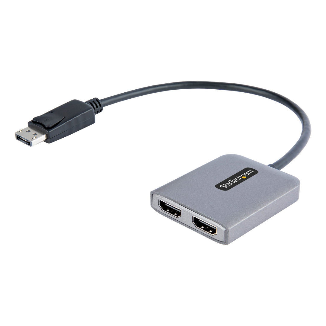 StarTech.com Displayport MST Hub auf Dual HDMI 4K 60Hz - DP 1.4 Multi Monitor Adapter/Multi Stream T
