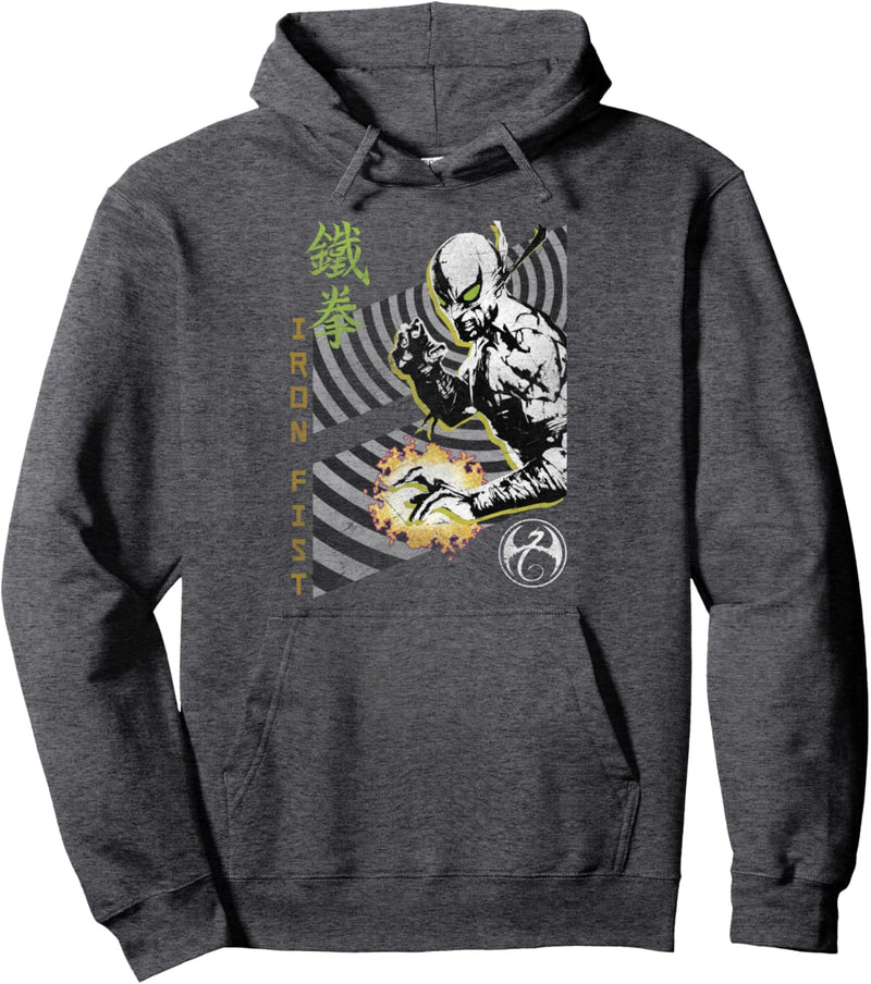 Marvel Iron Fist Living Weapon Portal Vortex Pullover Hoodie