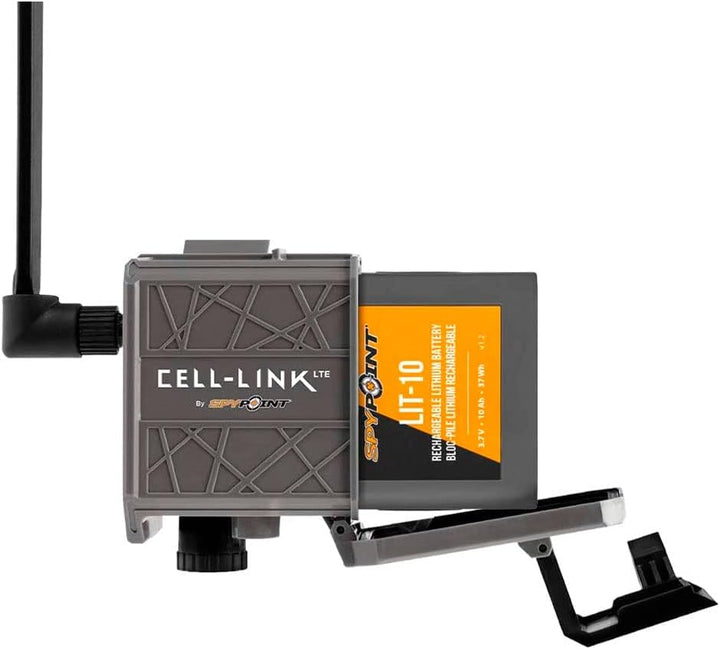Spypoint LIT-10 Lithium-Akku inkl. AC-USB-Ladekabel/Wieder aufladbarer Zusatz-Akku für Wildkameras u
