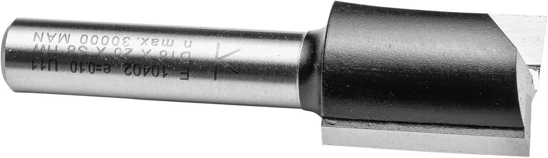 ENT 10402 Nutfräser HW, Schaft (S) 8 mm, Durchmesser (D) 18 mm, NL 20 mm, SL 32 mm, GL 52 mm D=18 /