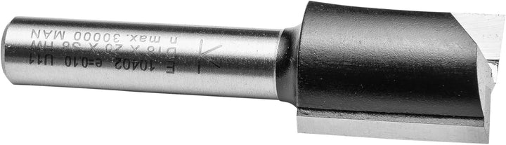 ENT 10402 Nutfräser HW, Schaft (S) 8 mm, Durchmesser (D) 18 mm, NL 20 mm, SL 32 mm, GL 52 mm D=18 /