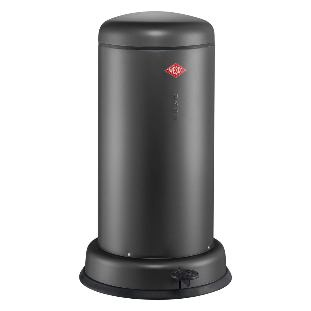 Wesco 134 531-77 Baseboy Abfallsammler m.Dämpfer, Rostfreier Stahl, 20 liters, H: 63,5cm x Ø36,2cm G