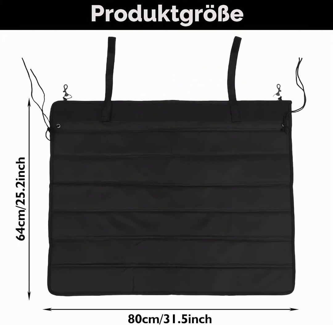 Kofferraumschutz: 80x64cm Universal Auto Ladekantenschutz für Hund, Stossstangen Kofferraummatte, Sc