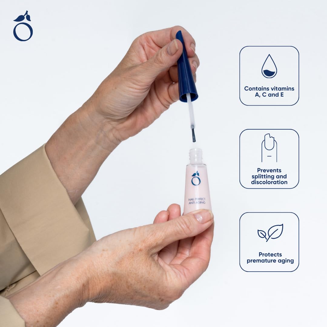 Herome Nail Perfect Anti Aging mit verstärkendem Effekt - 10ml - Nagelverstärker mit Anti-Aging-Komp