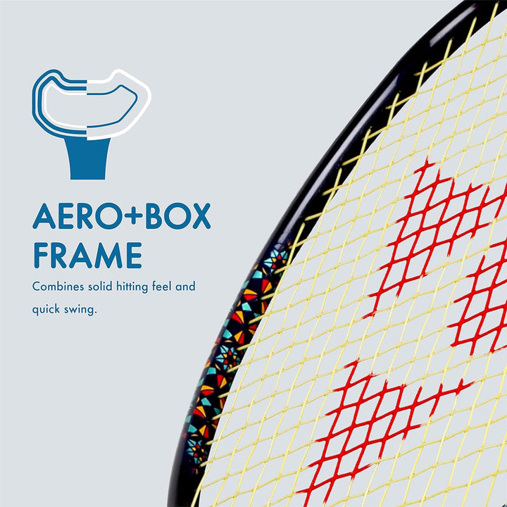 YONEX Smash Badmintonschläger (G4, 73 g, 12,7 kg Spannung) schwarzblau, schwarzblau