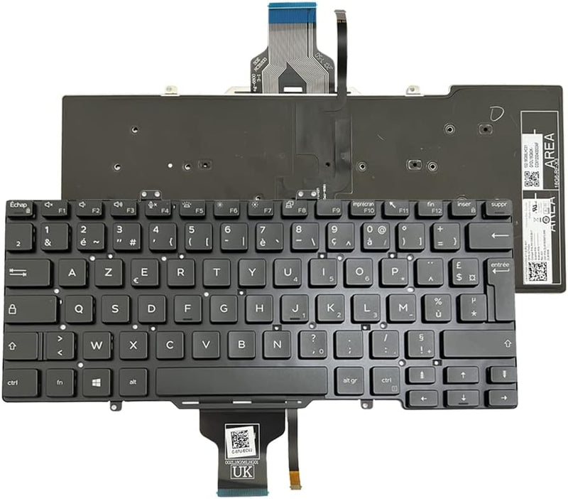 Gintai Azerty Teclado francés für Dell Latitude 7400 7410 5400 5401 5410 5411 3400 VTHGH 0VTHGH V5H1