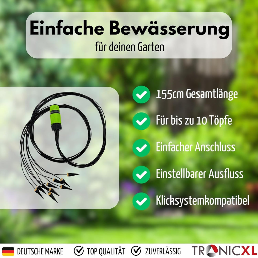 Automatisches Tröpfchenbewässerungssystem Bewässerung System Bewässerungssystem für Gartenschlauch