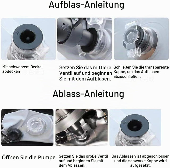 Icelus Auto Matratze Luftmatratze aufblasbar,130 * 27 * 37 cm Rücksitz Lücke Pad Luftbett Kissen, Au