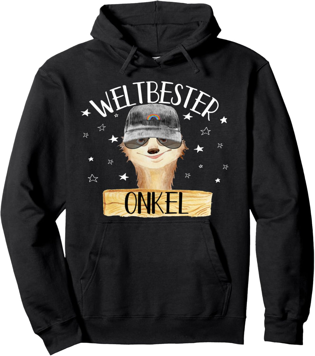 Weltbester Onkel Lieblingsonkel Lustiges Faultier Geeschenk Pullover Hoodie