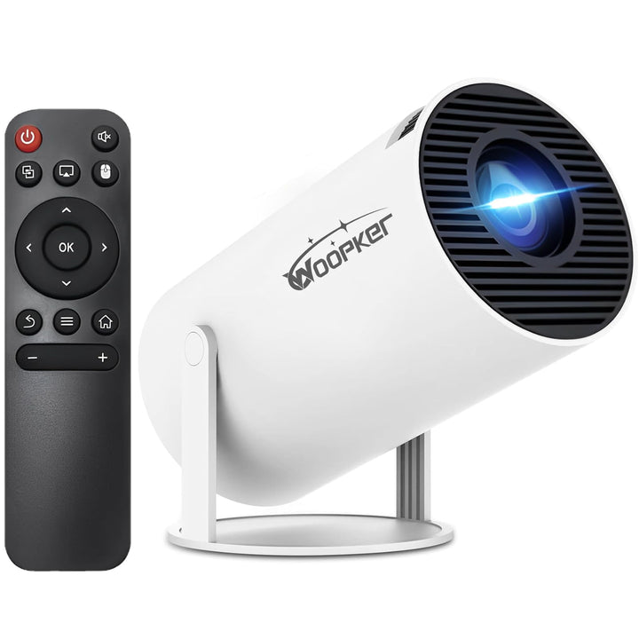 Mini Projektor mit WiFi 6 und BT 5.2, Full HD 1080P Unterstützt Mini Beamer, Portabler Heimkino Beam
