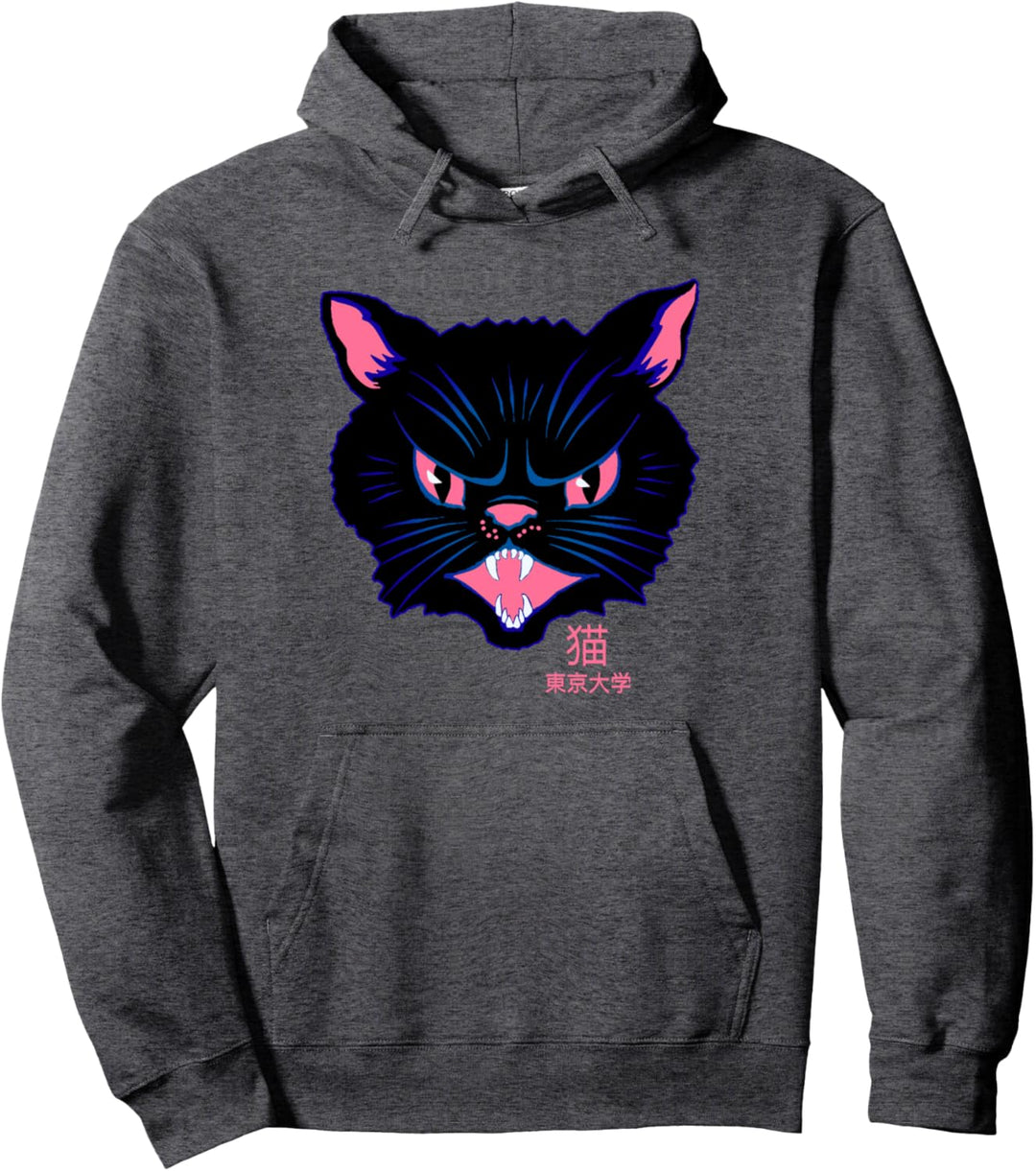 Pussy Deluxe Angry Cat Pullover Hoodie