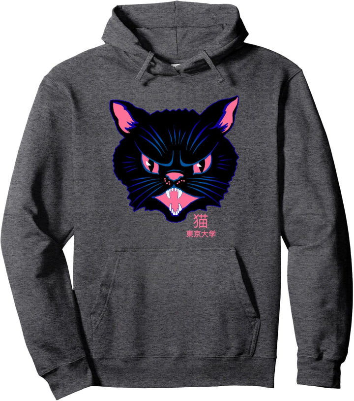 Pussy Deluxe Angry Cat Pullover Hoodie
