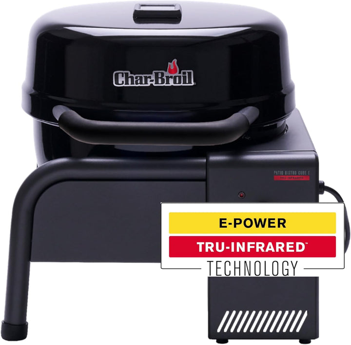 Char-Broil Elektrogrill Patio Bistro Cube E, mobil, TRU-Infrared™, bis 320 °C, kompakter Balkongrill