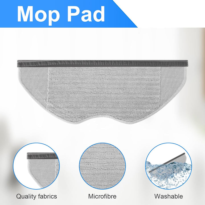 ZubehörSet für Xiaomi H40 Saugroboter Ersatzteile. 1 Hauptbürste, 4 Hepa-Filter, 4 Wischer-pad, 4 Se