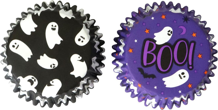 PME Halloween Folienbeschichtete Cupcake-Förmchen - Spukende Geister (60 Stück), Spukende Geister