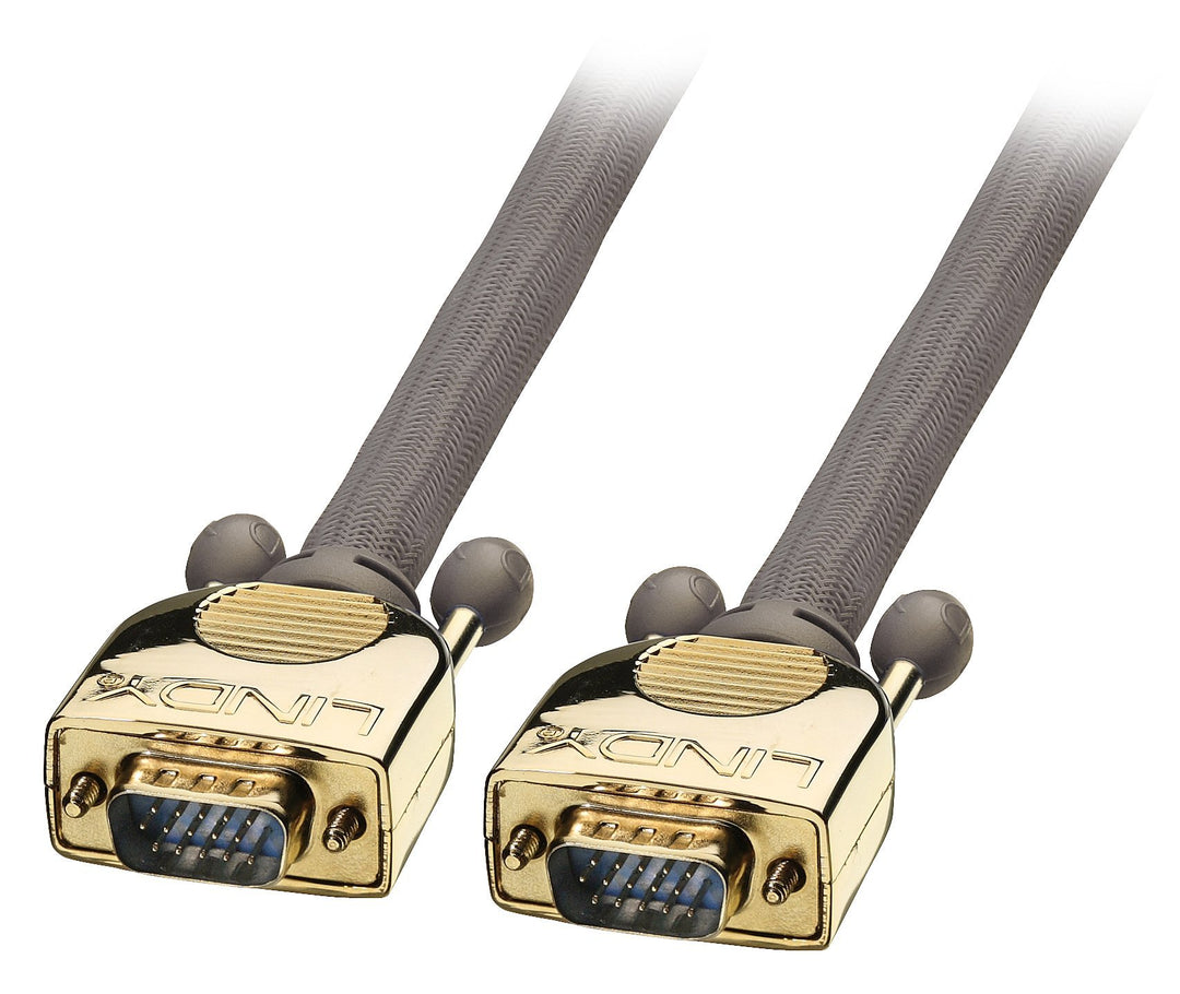 LINDY 37826 Gold VGA Kabel M/M 30m