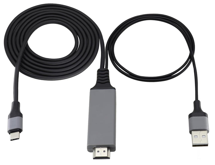 zdyCGTime 2-in-1 USB Typ C 3.1 Stecker und USB 2.0 A Stecker auf HDMI Stecker 4K@30HzHDTV Video- und