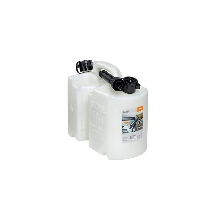 STIHL 0000 881 0120 Kombi-Kanister Standard 5Liter/3Liter Transparent Einzelbett, Einzelbett