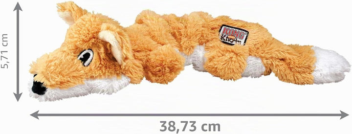 KONG – Scrunch Knots Fox – Innere Geknotete Seile und Minimale Füllung für Weniger Unordnung – Für M