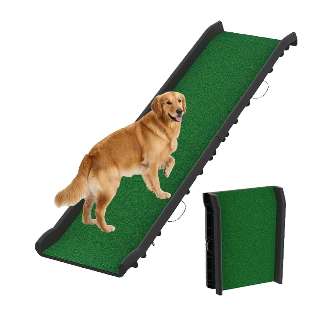 Hunderampe Klappbar Auto Hundetreppe Anti-Rutsch Hund Autorampe Kofferraumrampe Hunde-Treppe für Hau