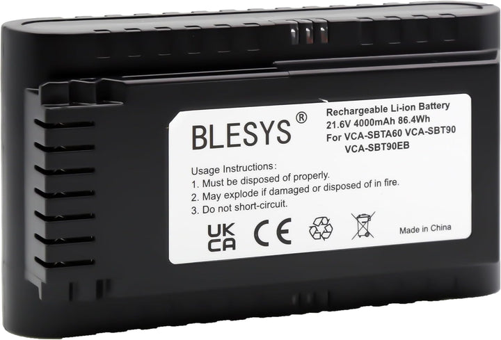 BLESYS VCA-SBTA60 VCA-SBTA60/VT Akku für Samsung Jet 60 Turbo Jet 65 Pet Pro Staubsauger 21,6V 86,4W