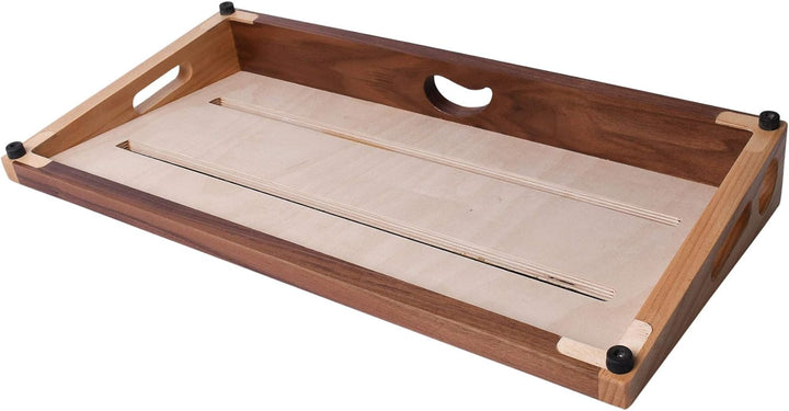 Ruach Kashmir Pédalier en bois dur avec étui de transport (Size 3), Size 3