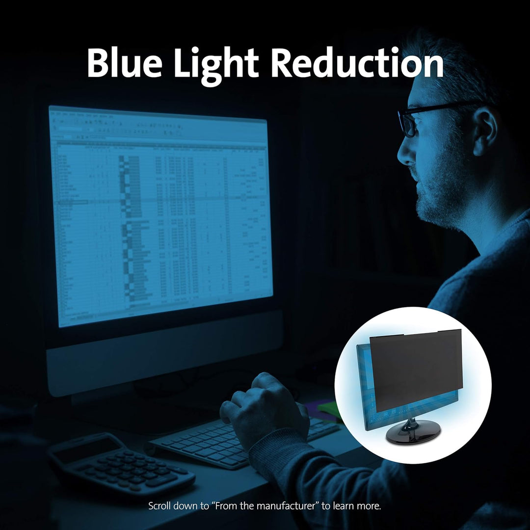 Kensington MagPro™ Magnetischer Blickschutzfilter für Monitore 24 Zoll, 16:9, Magnetische Schutzfoli