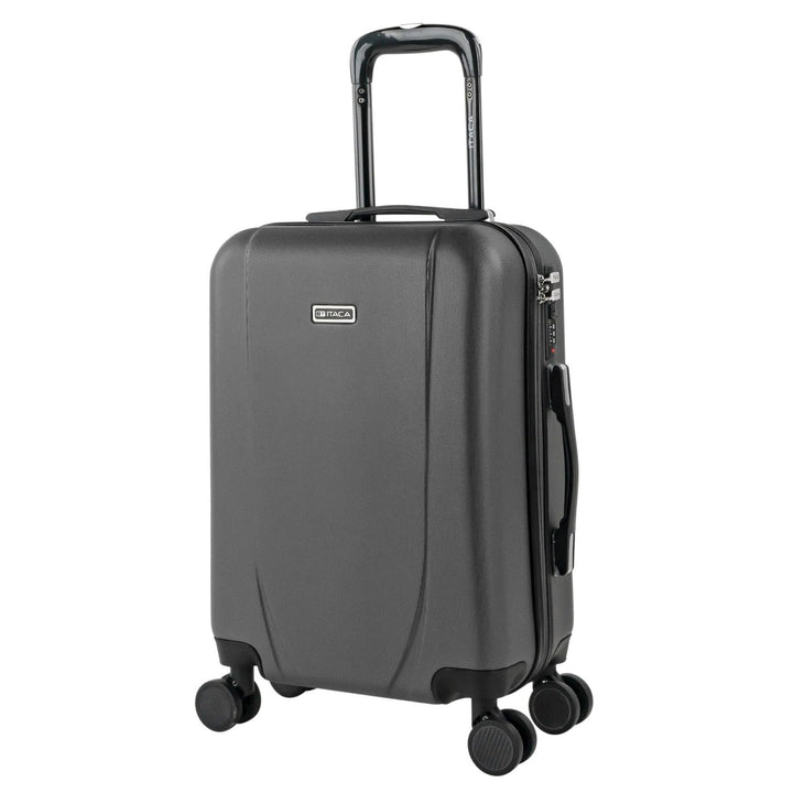 ITACA - Trolley Handgepäck Cabin Trolley Koffer Reisekoffer Hartschalenkoffer mit Zahlenschloss - Ka
