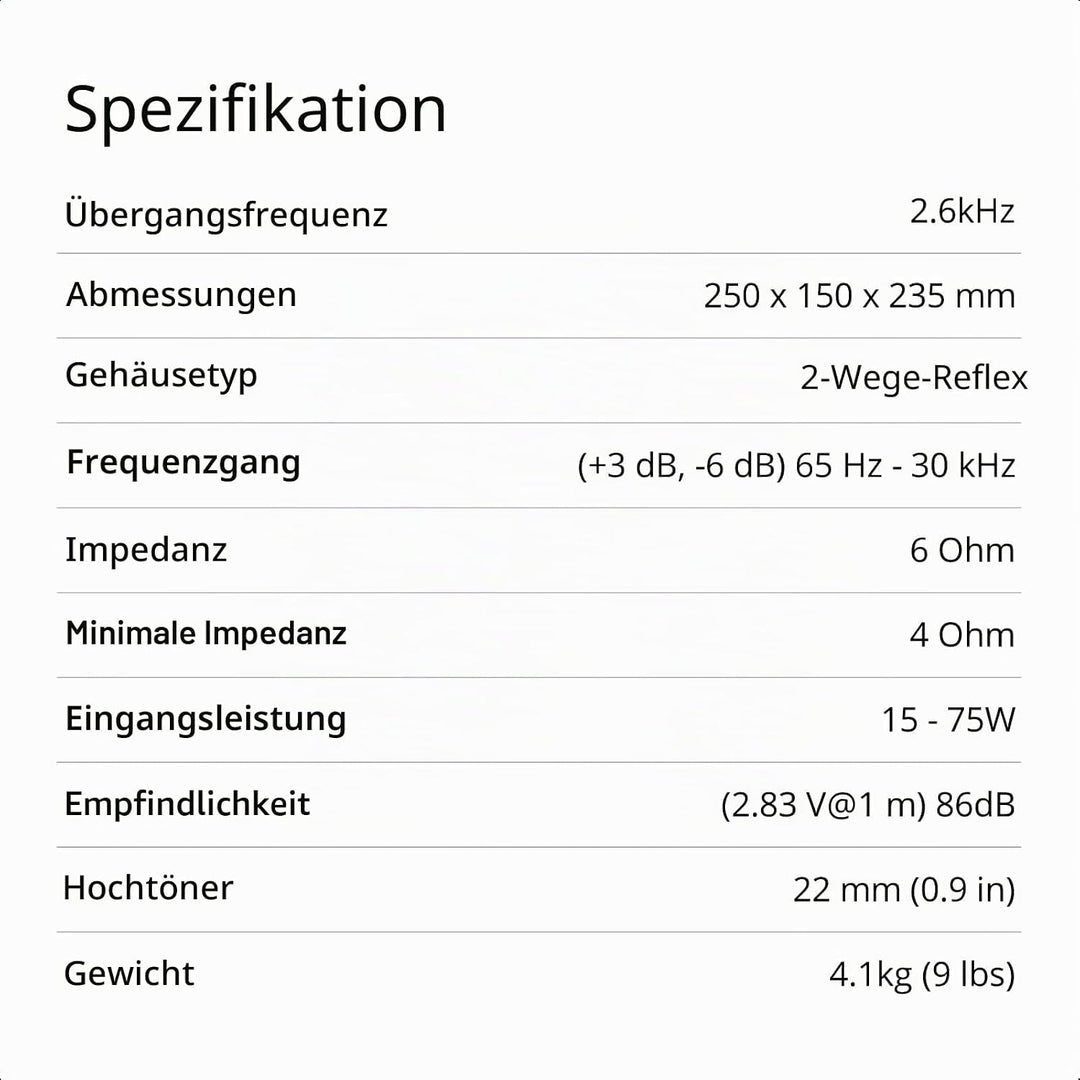 Q Acoustics Q 3010i Regaldiffusoren (Paar), schwarz, Schwarz