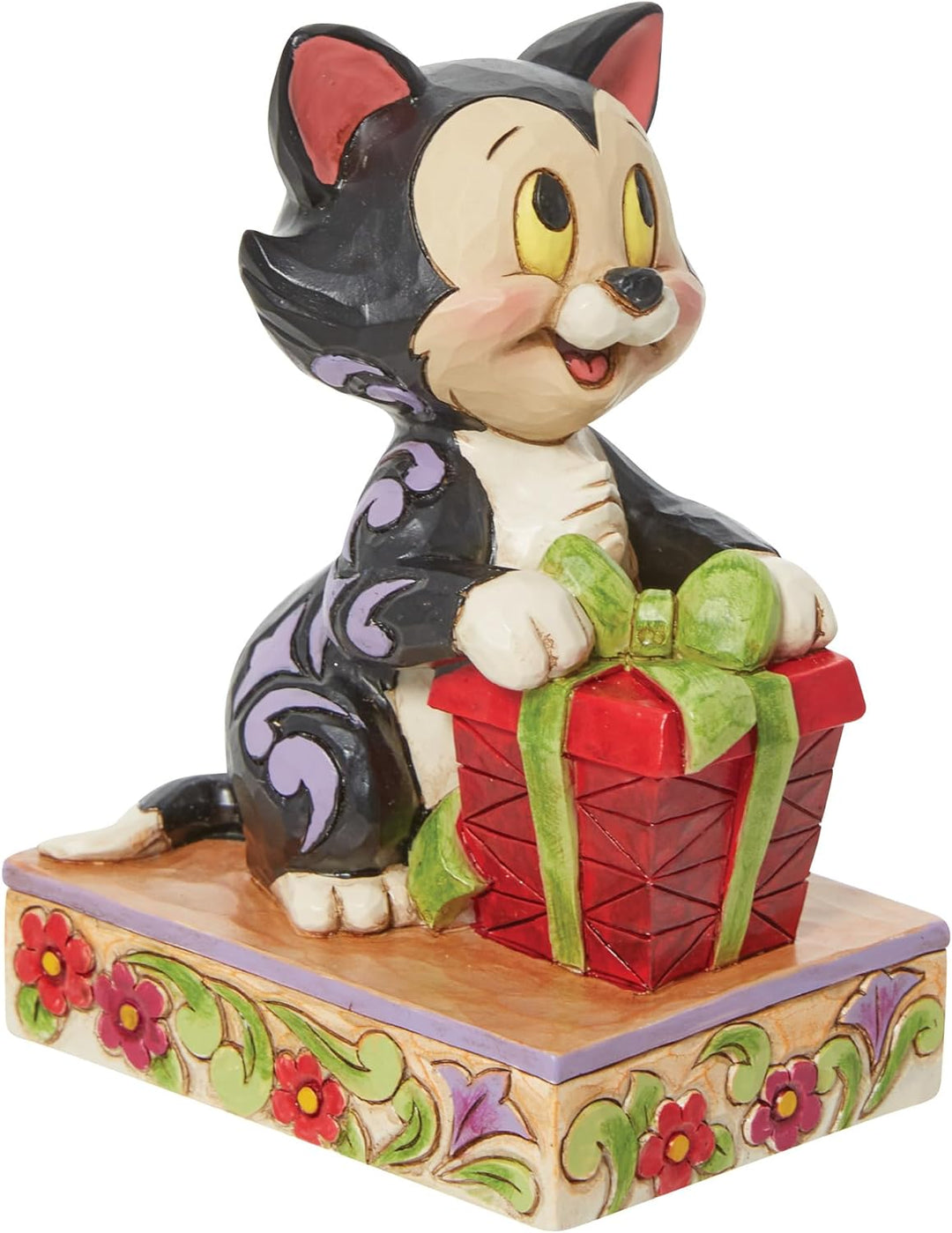 Jim Shore Enesco 6013065 Disney Traditions Figaro, Weihnachtspersönlichkeit, Pose, 9,5 cm