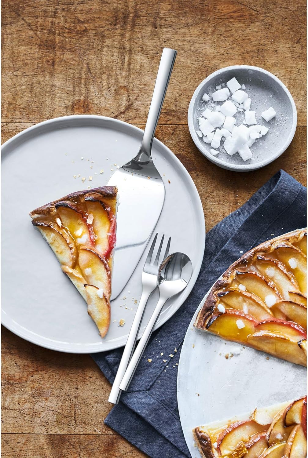 WMF Nuova Obst-/ Kuchenbesteck 13-teilig, für 6 Personen, Kaffeelöffel, Kuchengabel, Tortenheber, Cr