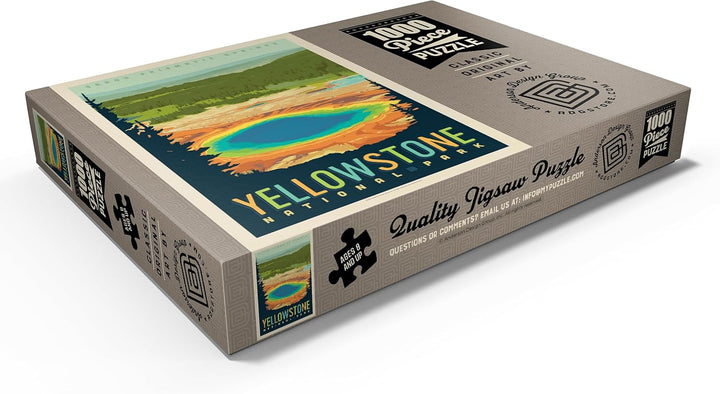 Yellowstone National Park: Grand Prismatic Springs - Premium 1000 Teile Puzzle - MyPuzzle Sonderkoll